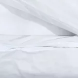 fehér pamut ágyneműhuzat-garnitúra 220 x 240 cm