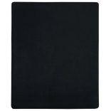 2 db fekete pamutdzsörzé gumis lepedő 100 x 200 cm