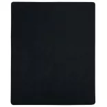 fekete pamutdzsörzé gumis lepedő 140 x 200 cm