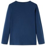 Tengerészkék hosszú ujjú gyerekpóló 116
