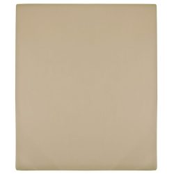 tópszínű pamutdzsörzé gumis lepedő 90 x 200 cm