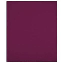 2 db bordó pamutdzsörzé gumis lepedő 100 x 200 cm