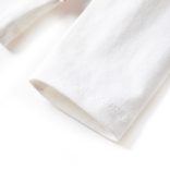 Ekrü színű hosszú ujjú gyerekpóló 104