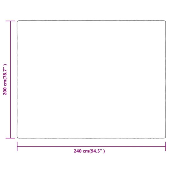 sivatagi köd színű poliészter takaró 200x240 cm