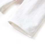 Ekrü színű hosszú ujjú gyerekpóló 128