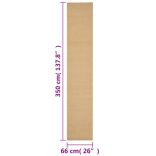 természetes szizálszőnyeg 66x350 cm