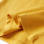 Sötét okker hosszú ujjú gyerekpóló 104