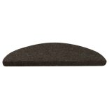 15 db antracitszürke lépcsőszőnyeg 56x17x3 cm