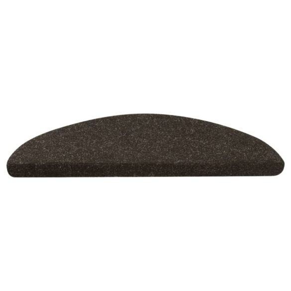 15 db antracitszürke lépcsőszőnyeg 56x17x3 cm