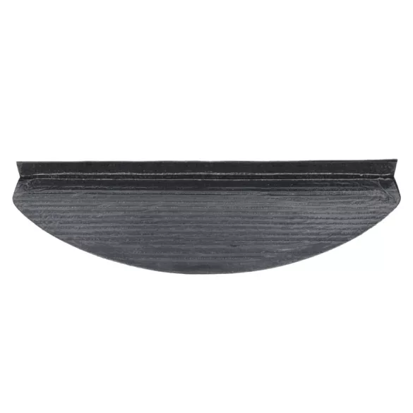 15 db fekete öntapadó lépcsőszőnyeg 65x22,5x3,5 cm