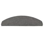 15 db szürke öntapadó lépcsőszőnyeg 65x22,5x3,5 cm