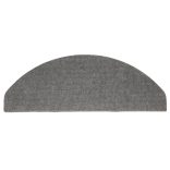 15 db szürke öntapadó lépcsőszőnyeg 65x22,5x3,5 cm