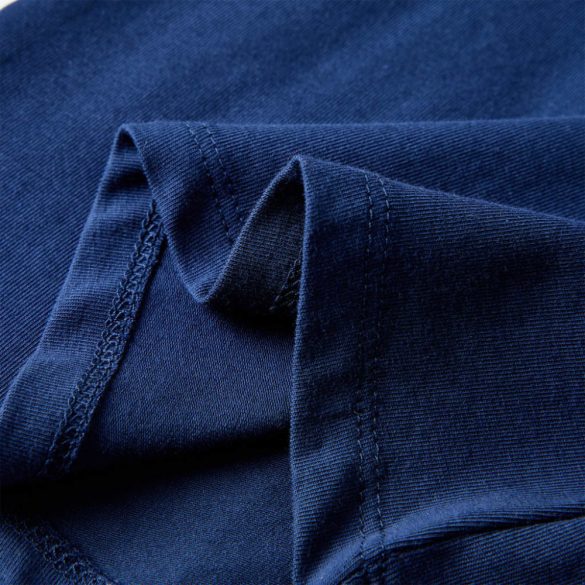 Tengerészkék hosszú ujjú gyerekpóló 92