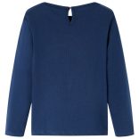 Tengerészkék hosszú ujjú gyerekpóló 128