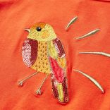 Sötét narancssárga hosszú ujjú gyerekpóló 116