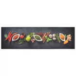 mosható fűszermintás bársony konyhaszőnyeg 45 x 150 cm