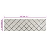 mosható kockás bársony konyhaszőnyeg 60x180 cm