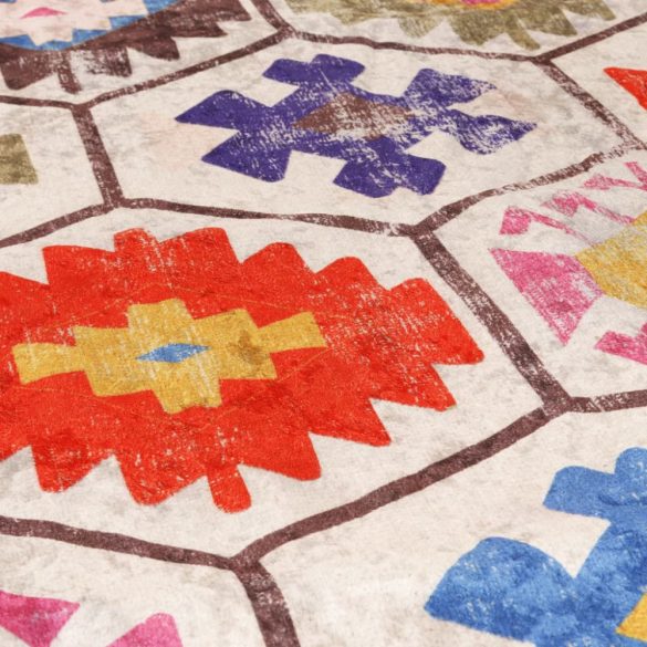 többszínű mosható szőnyeg 80 x 300 cm