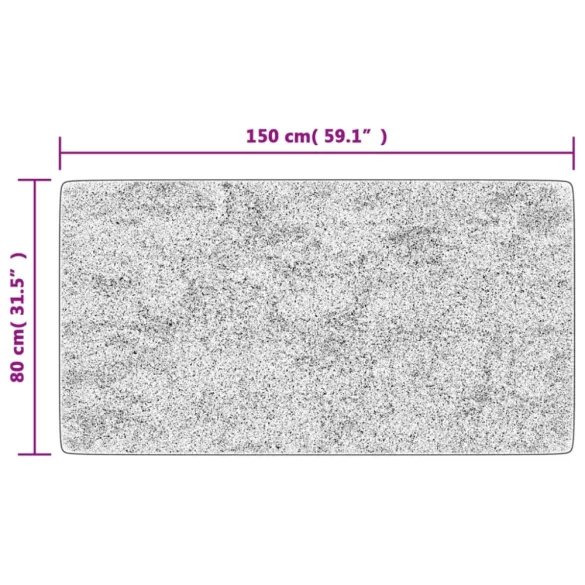 többszínű mosható szőnyeg 80 x 150 cm