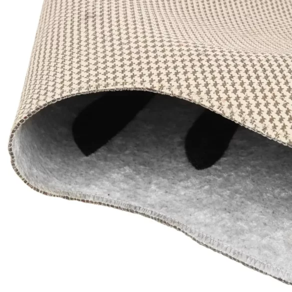 fekete-fehér zebramintás mosható szőnyeg 120x170cm