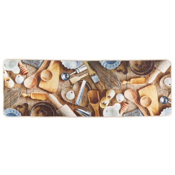 többszínű mosható konyhaszőnyeg 60 x 180 cm