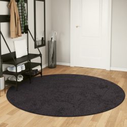 antracitszürke mosható csúszásgátló szőnyeg Ø 200 cm