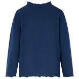 Tengerészkék hosszú ujjú gyerekpóló 104