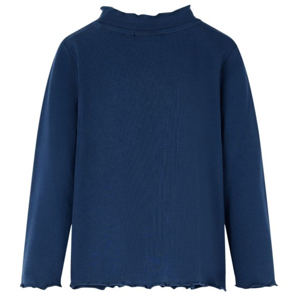 Tengerészkék hosszú ujjú gyerekpóló 104