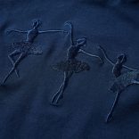 Tengerészkék hosszú ujjú gyerekpóló 104