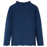 Tengerészkék hosszú ujjú gyerekpóló 128