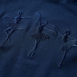 Tengerészkék hosszú ujjú gyerekpóló 128