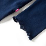 Tengerészkék hosszú ujjú gyerekpóló 140