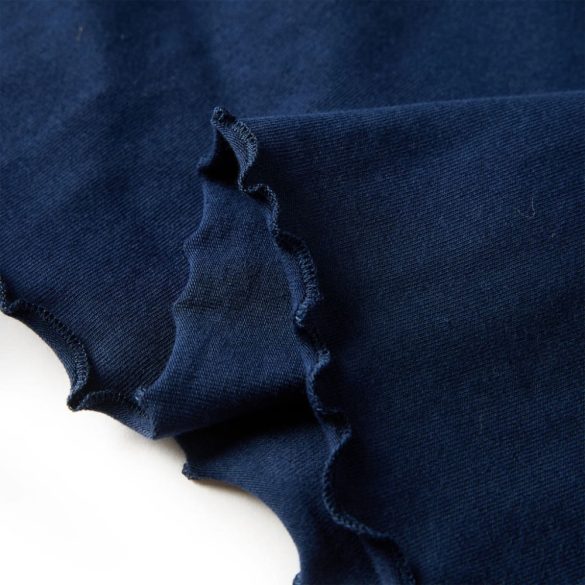 Tengerészkék hosszú ujjú gyerekpóló 140