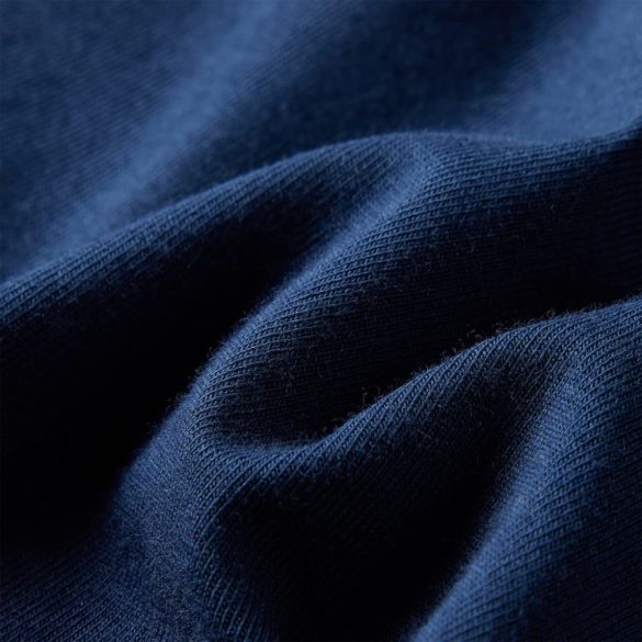 Tengerészkék hosszú ujjú gyerekpóló 140