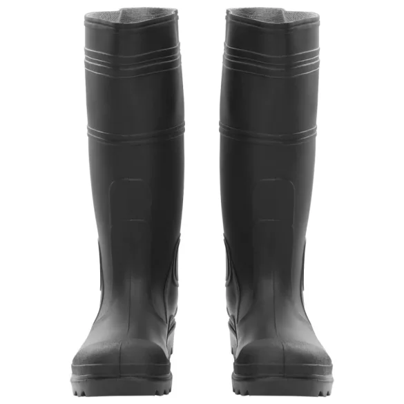 fekete PVC 38-as esőcsizma