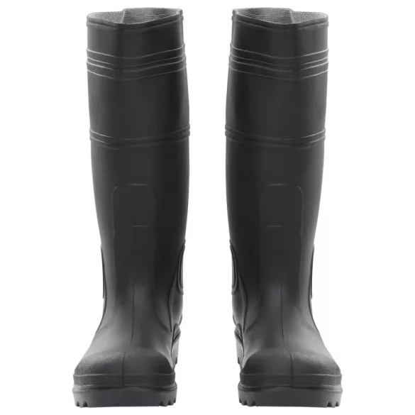 fekete PVC 40-es esőcsizma