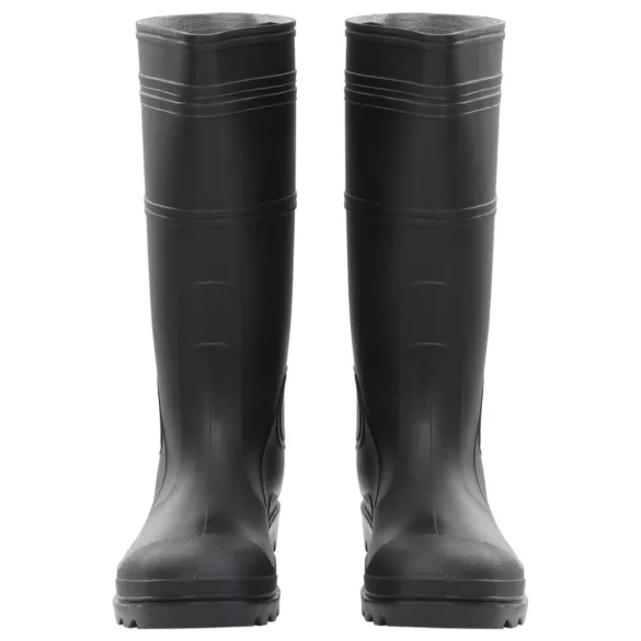 fekete PVC 44-es esőcsizma