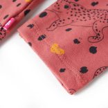 Fakó rózsaszín hosszú ujjú gyerekpizsama 104