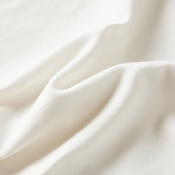 Ekrü színű hosszú ujjú gyerekpóló 104