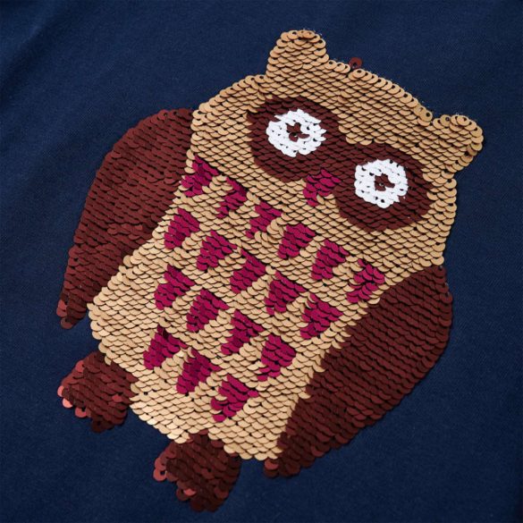 Tengerészkék hosszú ujjú gyerekpóló 104