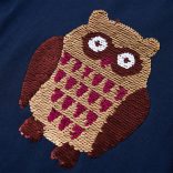 Tengerészkék hosszú ujjú gyerekpóló 116