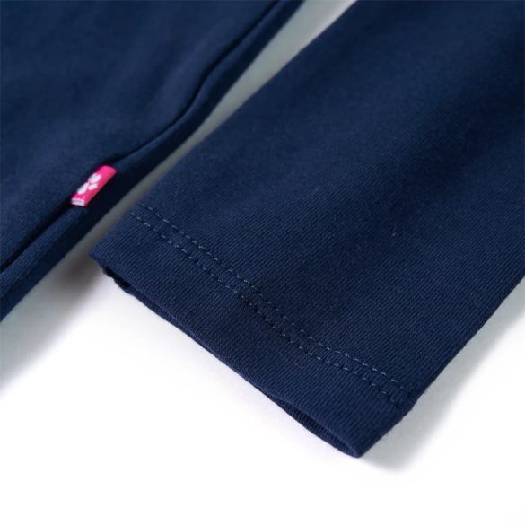 Tengerészkék hosszú ujjú gyerekpóló 116