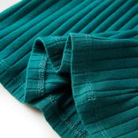 Sötétzöld hosszú ujjú bordázott gyerekpóló 104