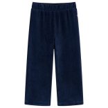 Tengerészkék kordbársony gyereknadrág 116