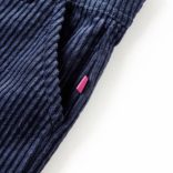 Tengerészkék kordbársony gyereknadrág 92