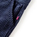 Tengerészkék kordbársony gyereknadrág 104