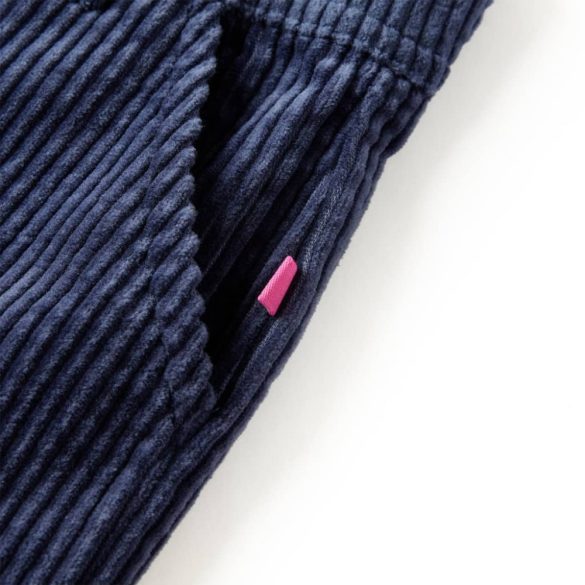 Tengerészkék kordbársony gyereknadrág 104