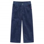 Tengerészkék kordbársony gyereknadrág 116