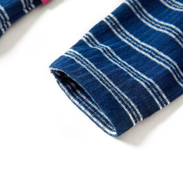 Tengerészkék hosszú ujjú gyerekpóló 140