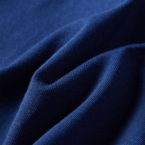 Tengerészkék hosszú ujjú gyerekpóló 92